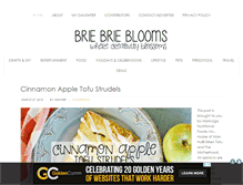 Tablet Screenshot of briebrieblooms.com